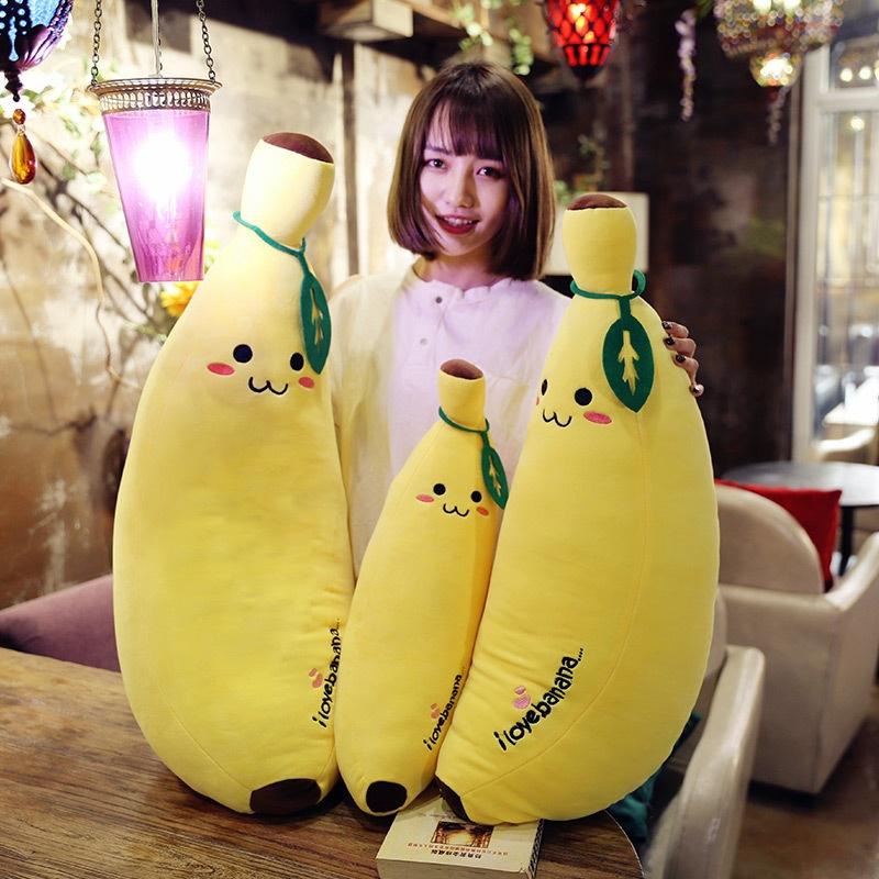 1Pcs Soft Banana Plush Pillow Banana Pillow Creative Girls Valentine's Gift Fruit Plush Toys