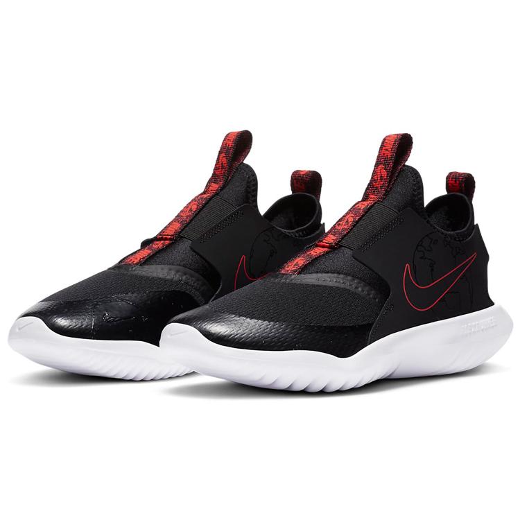 Nike Flex Runner SE 'Black Bright Crimson' GS CZ6528-001