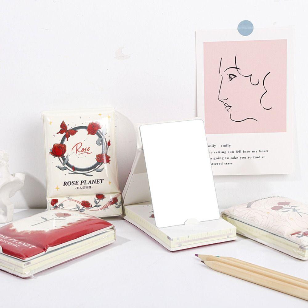 

Taking Notes Mini Notebook with Mirror Makeup Mirror Mini Memo Notepad Decompressed Notepad Office
