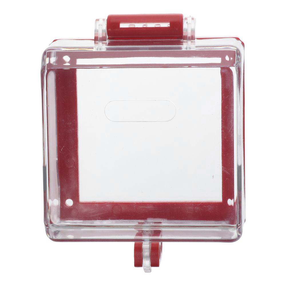 Red Transfer Switch Protective Cover Transparent Power Wall Switch Lock Cover  Electrician