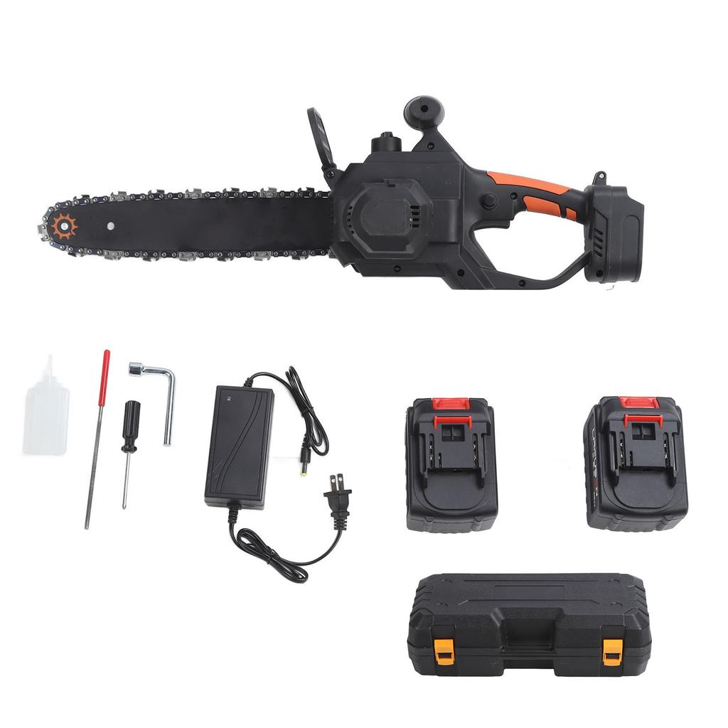 Cordless Battery Chainsaw Integrated 12 Inch Rechargeable Lithium Battery Operated Chainsaw