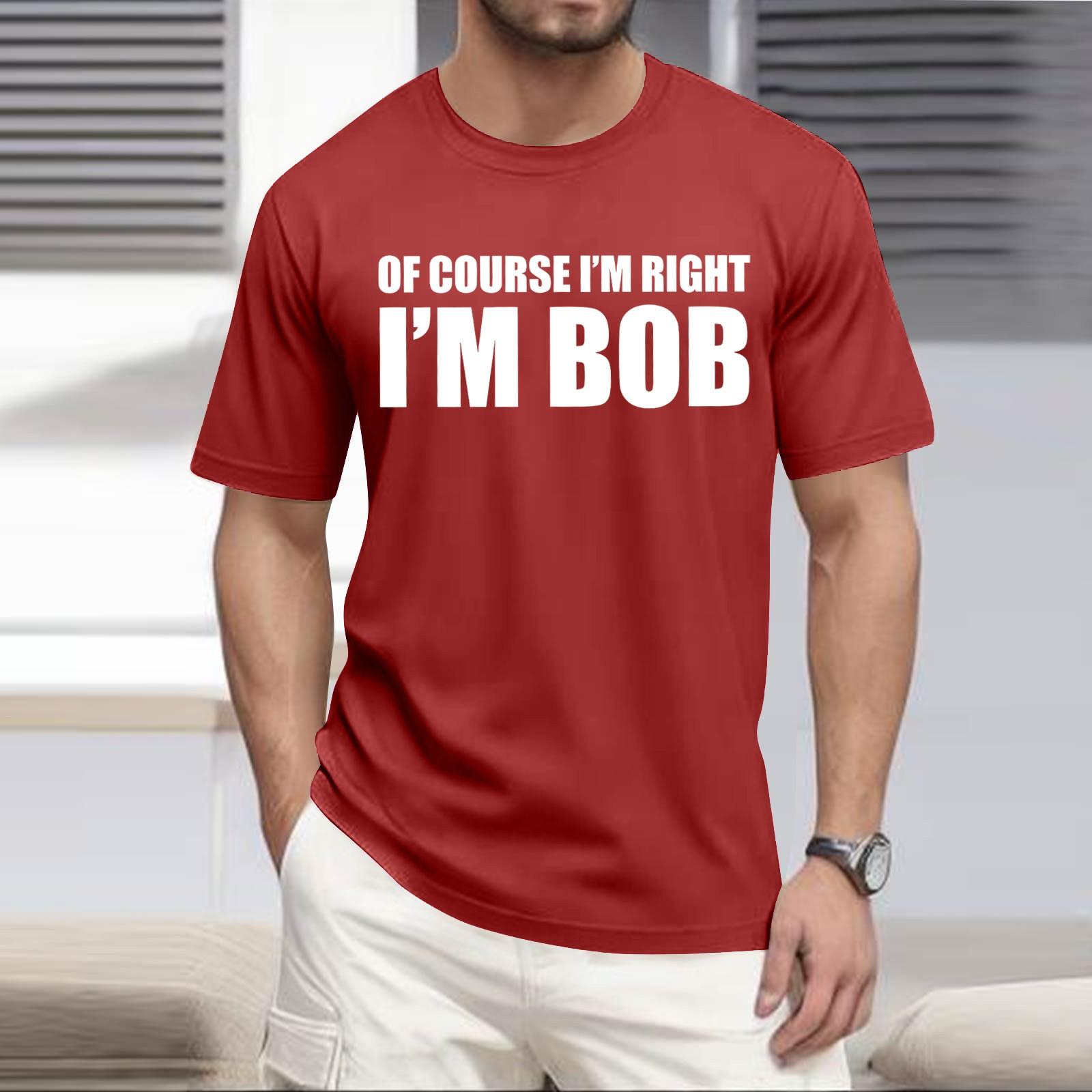 

Летняя мужская популярная футболка с круглым вырезом и коротким рукавом с принтом XL красный