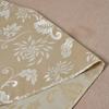 European Style Gold Floral Polyester Curtains for Living/Bedroom, 1.7x2.2m, Various Sizes, Rod Pocket or Hook