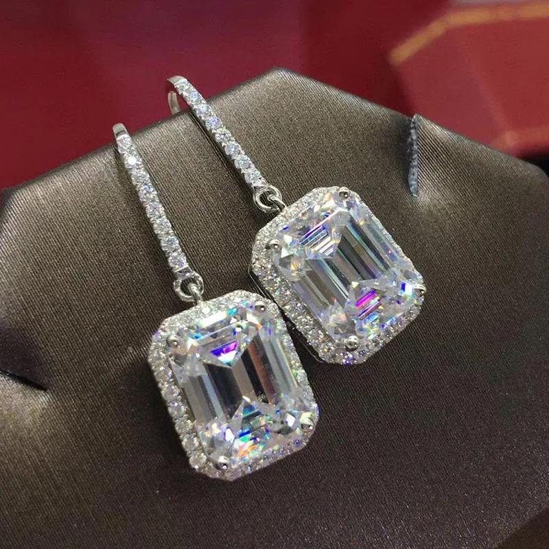 2026 New Colorful Crystal Zircon Bridal Earrings, European and American Personalized Fashion Trend, High End Jewelry