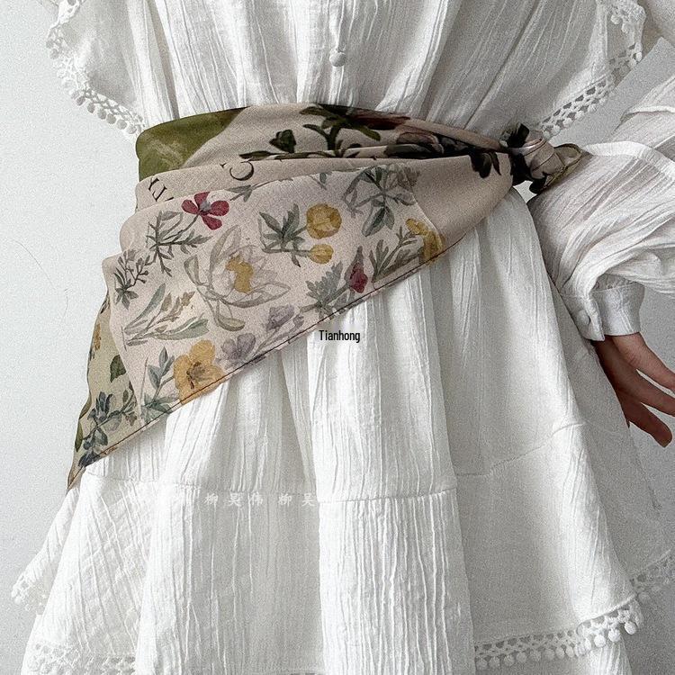 Women's Ethnic Bohemian Scarf Belt: Stylish Waist Accessory for Dresses and Jeans