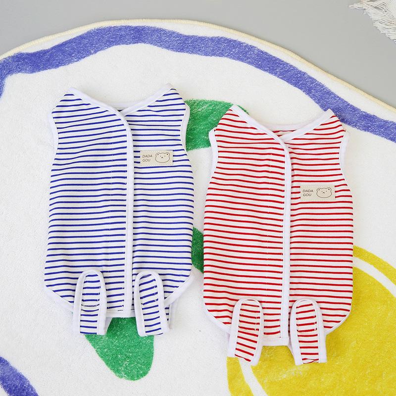 Cat Spay & Postpartum Suit - Anti-Lick, Weaning, Surgery Recovery Outfit, 23 Stripes