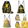Süße Cartoon Pikachu Kordelzugtasche Trendiger Polyester Rucksack Für Sport In Mehreren Farben Erhältlich