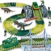 Dino Dinosaur 144pcs World Kid Flexible Race Car Track Construction Play Set Toy
