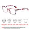 Turezing Women's Print Prescription Glasses Metal Hinges Anti-Reflective Sunglasses +2.0 +2.5 Fashion Eyewear