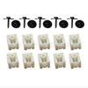 BMW Front Mudguard Kit: 20 C-Shaped Clips & Hex Bolts (07147311312)