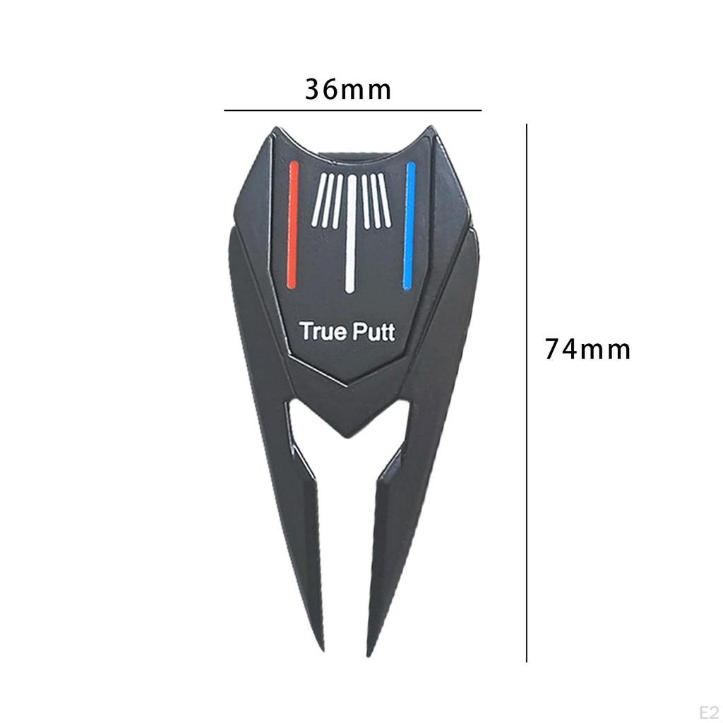 Golf Pitch Repair Tool Portable Alloy Fairway Fork Ball Marker