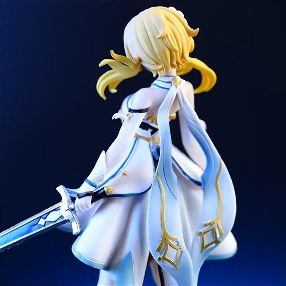 Genshin Impact Barbara Anime Figure Genshin Impact Lumine /Aether Action Figure Klee Figurine Collection Model Doll Toy Gift