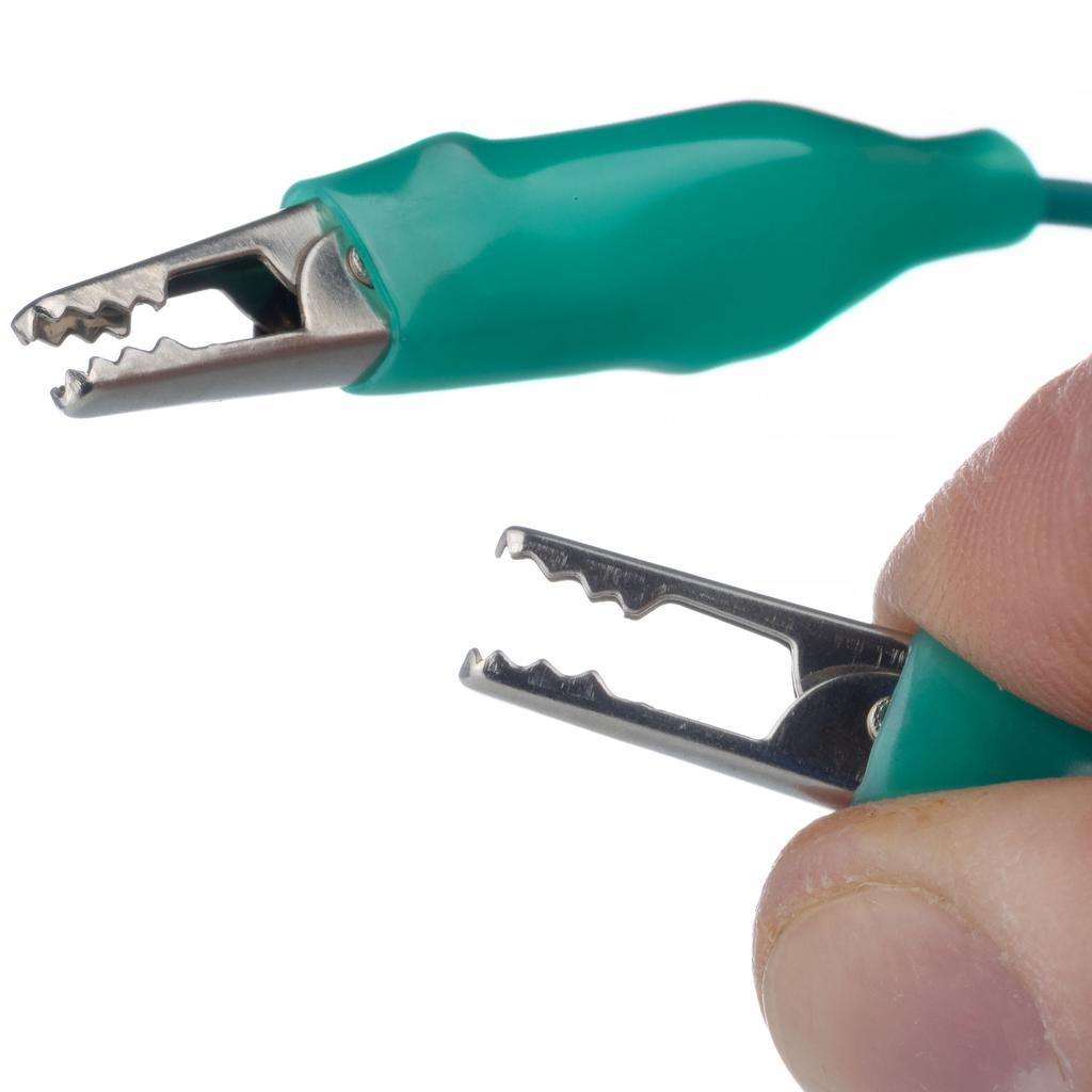 Set Of Measuring Cables With Crocodile Clips, 10 Pcs., 50 Cm