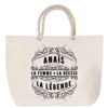 Beach Bag - PLANETEE - Anaïs Goddess Legend - Rope Handle - Large Size - Customizable