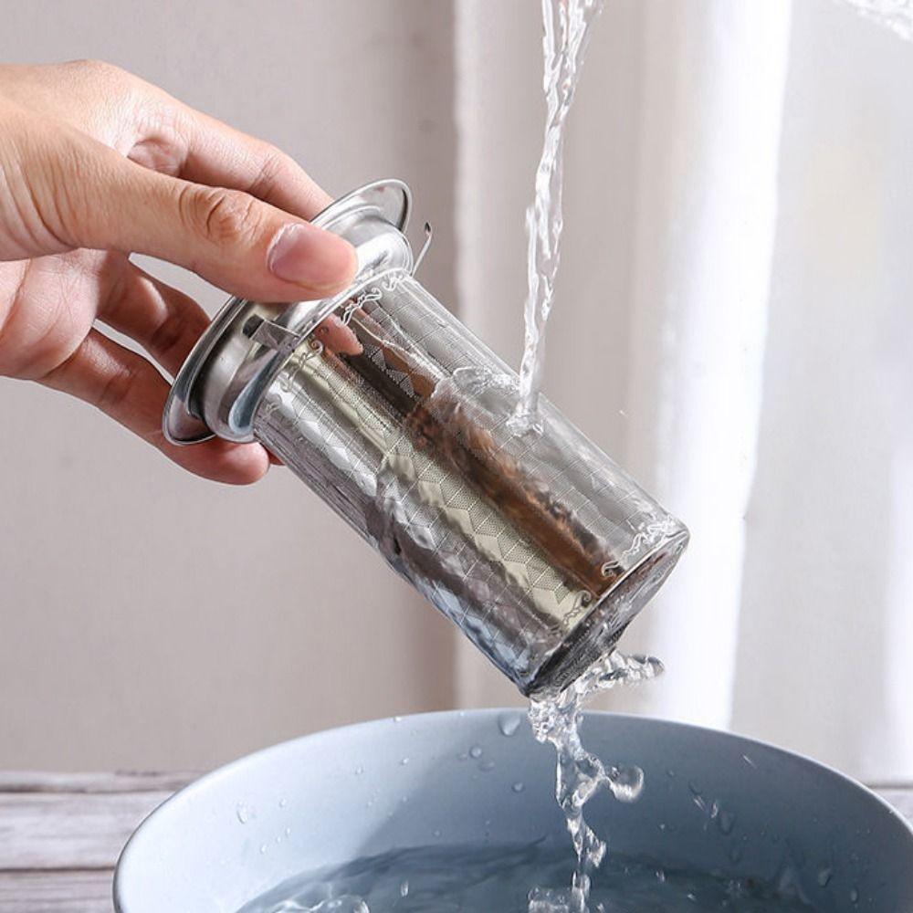 Capacity Stainless Steel with Lid for Spice Coffee Tea Leaf Filter Tea Strainer Tea Infuser Teaware