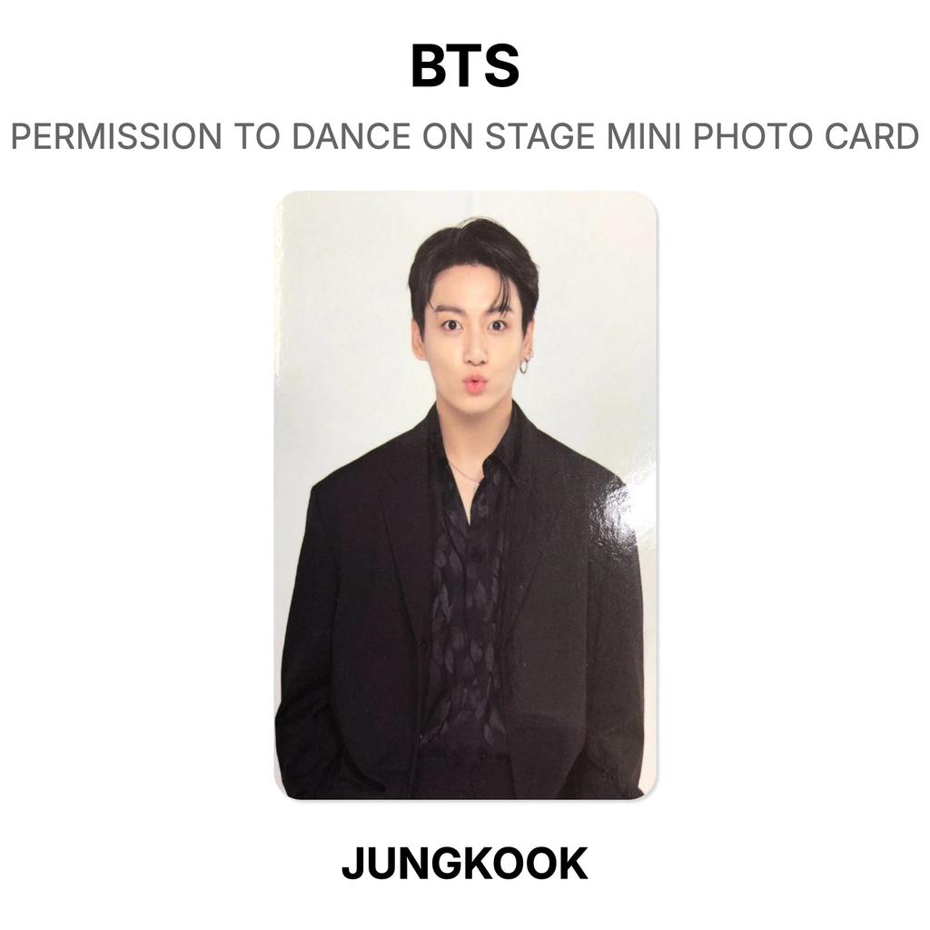 BTS PERMISSION TO DANCE ON STAGE MINI PHOTO CARD Official Photocard