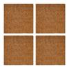 Pack Of 4 Natural Coconut Fiber Reptiles Carpet For Tortoises And Lizards Terrariums Bedding Mat Substrate Liner M4YD