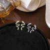 Chinese Style New Year'S Birth Year Dragon Year Take Off Earrings, High-End Light Luxury Diamond-Encrusted Dragon Earrings