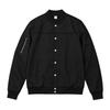 Men Faux‑Suede Bomber Jacket, Snap‑Button Front Contrast Ribbed Collar Cuffs Hem Zippered Sleeve Pocket Side Hand Pockets Casual Streetwear Outerwear
