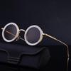 2025 Modern European & American Retro Men’s Round Sunglasses with Sun Protection
