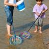 Portable Pocket Fish Dip Net Aluminium Zinc Zinc Alloy Telescopic Pole Net Head Butterfly Nets  Insect