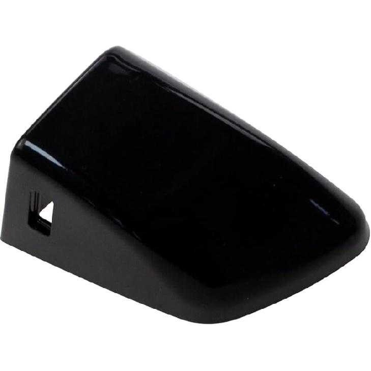 RLB-HILON Exterior Door Handle Lock Cylinder Cover Compatible with Porsche Cayenne 2011 to 2017 Year, Front Driver Side, 95853187900G2X, Black Color