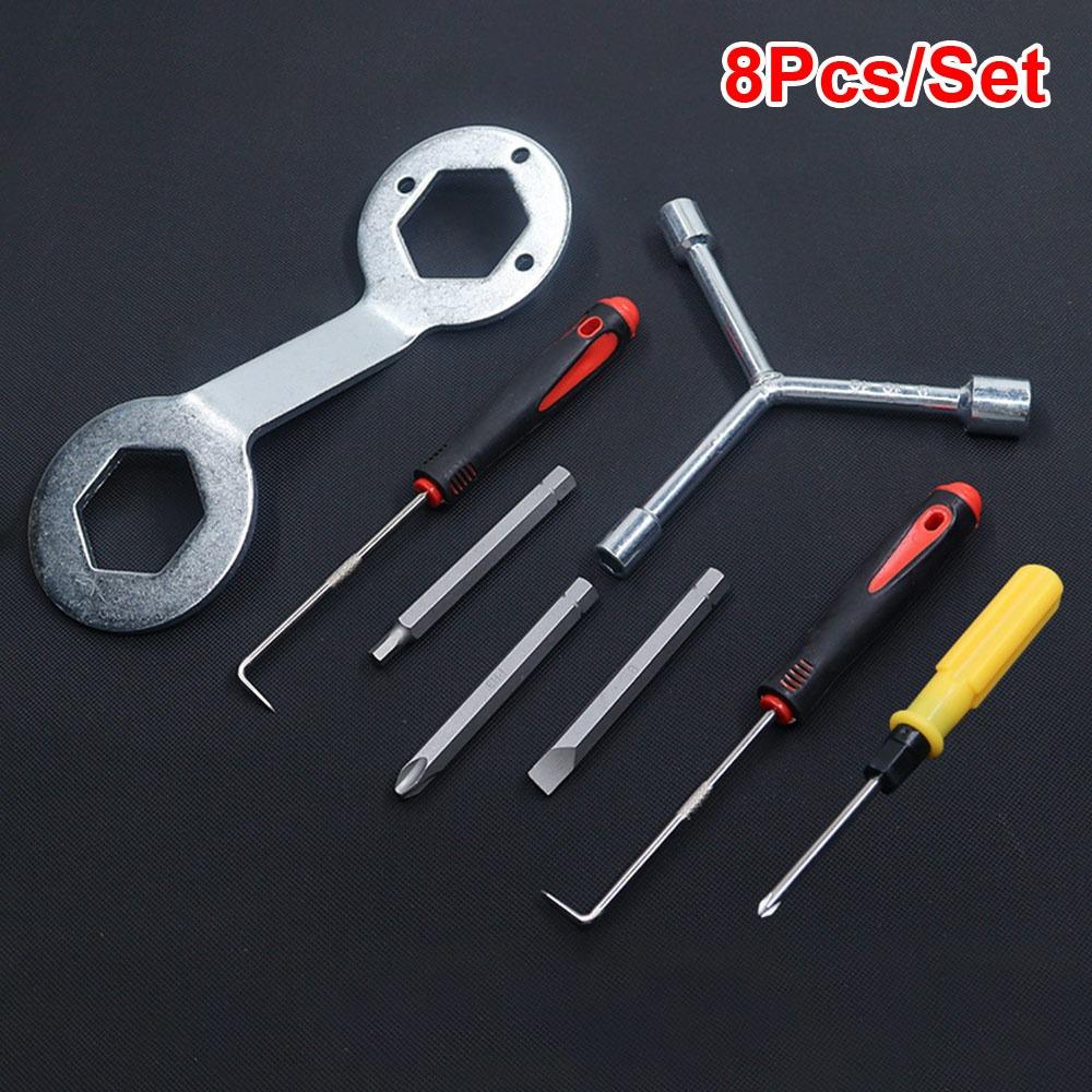 1Set Carbon Steel Impeller Removal Tool Inner Drum Wrench Screwdriver Set Hardware