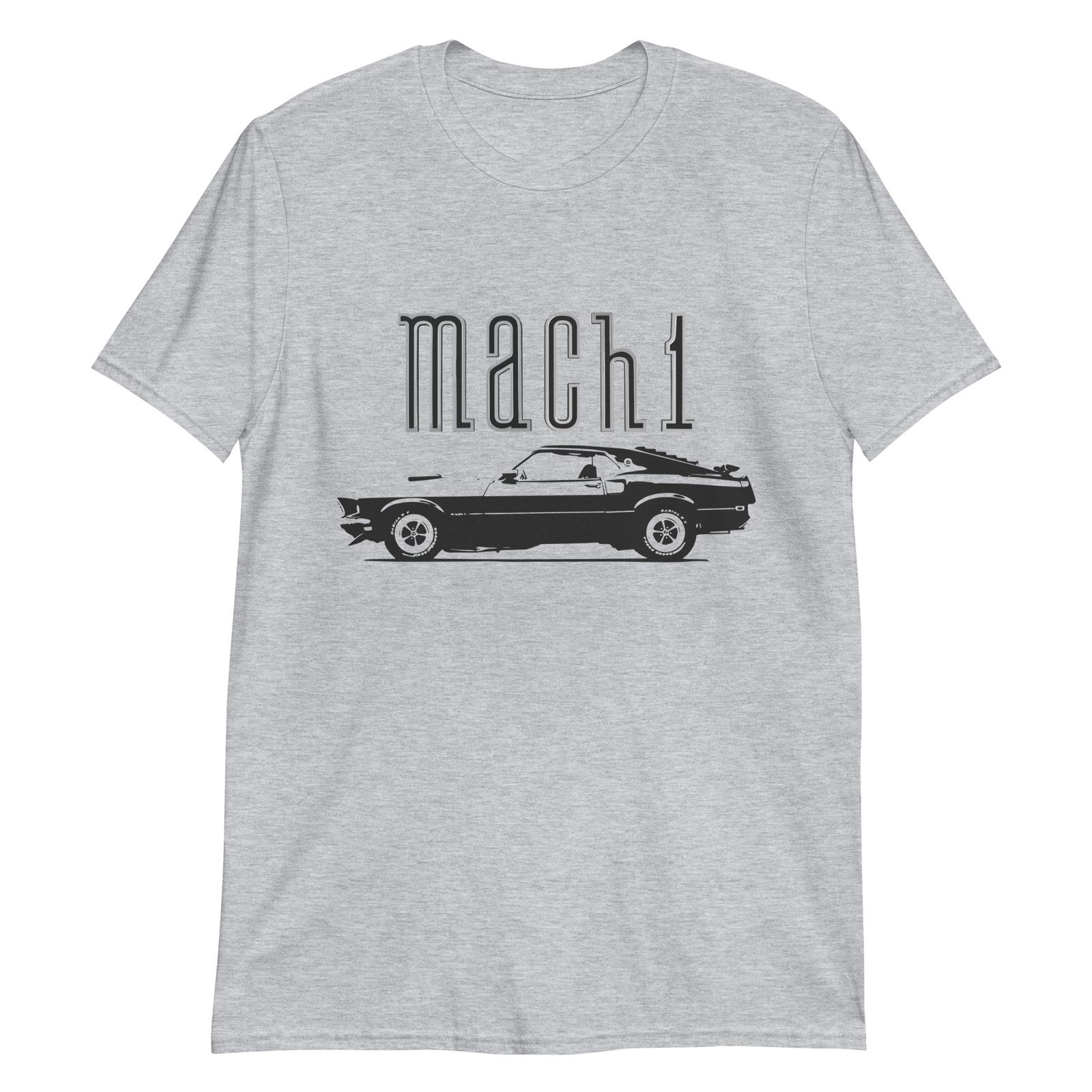 1969 Mustang Mach 1 Collector Car Art Stang Driver Gift Short-Sleeve T-Shirt L