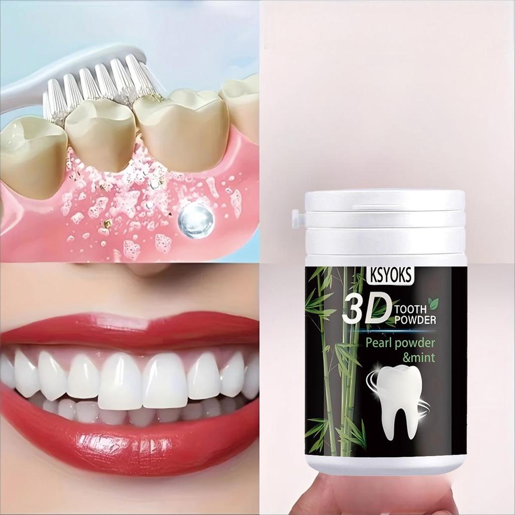 The surface of the teeth is shiny and the gaps between them are clean, so there is no need to worry about oral hygiene