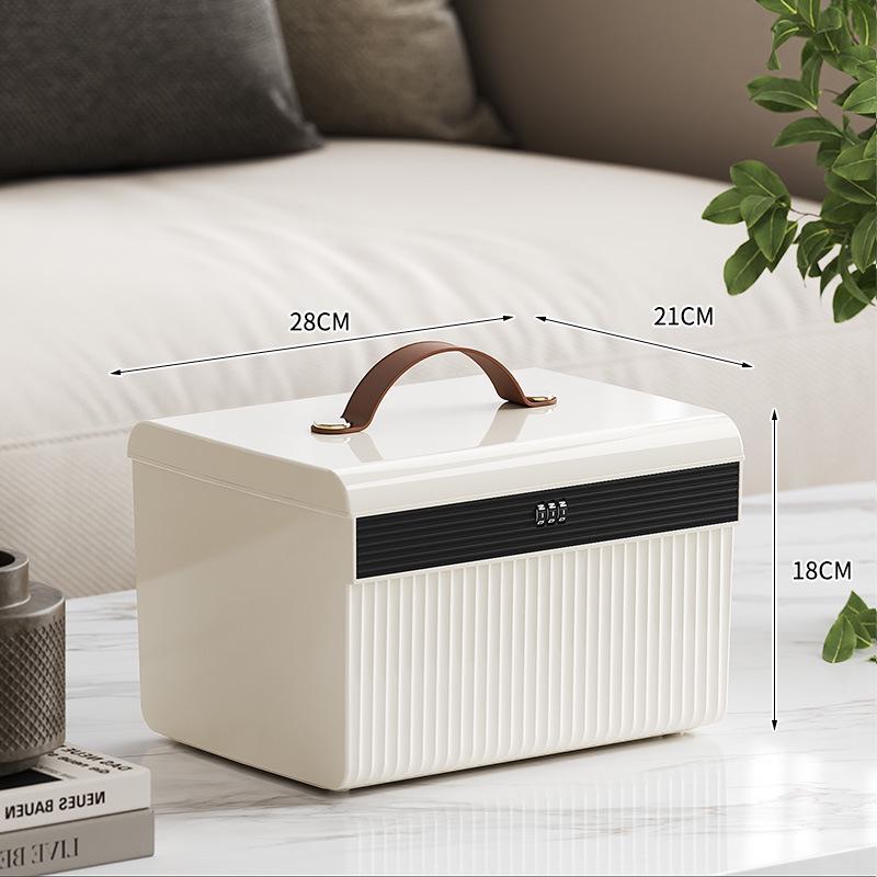 

Secure Lockable Box for Valuables: Ideal for Documents and Car Use