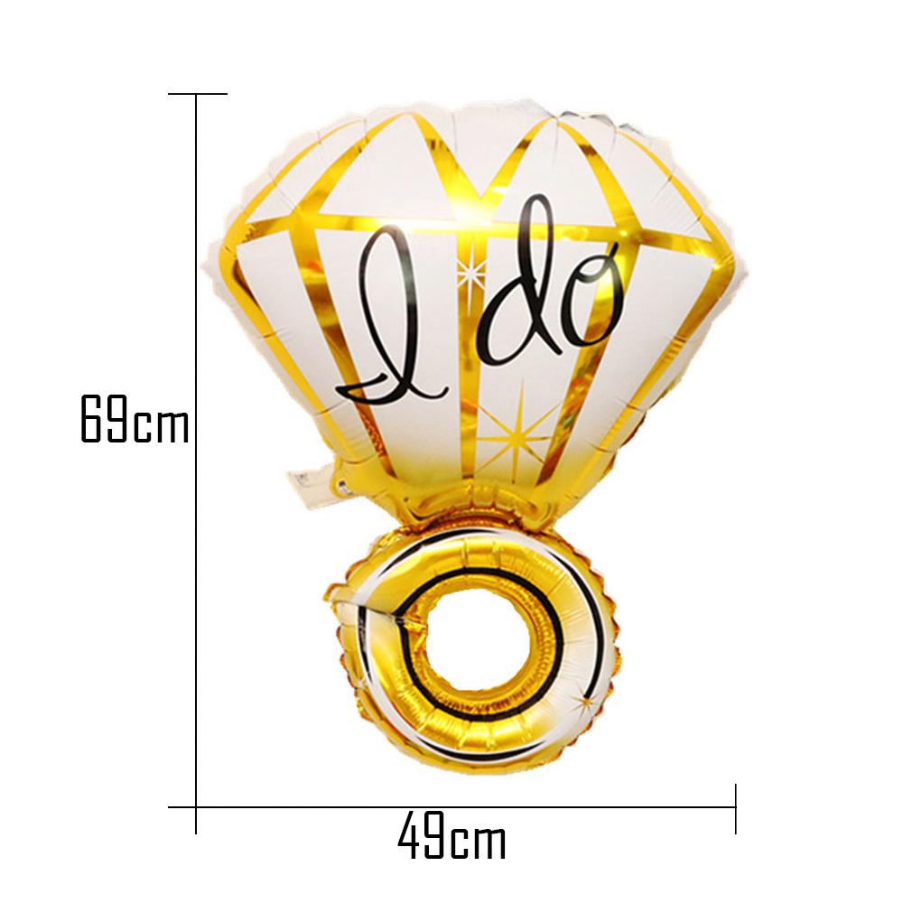 2pcs Braut und Bräutigam Kleid Aluminiumfolie Ballon Hochzeit Dekoration HK