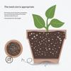 50Pcs Flower Pot Drainage Hole Mesh Pads Plastic Breathable Prevent Soil Leakage for Indoor Outdoor Bonsai Planting