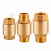 1/2" 3/4" 1 " 1-1/4" 1-1/2" 2" BSPP Female Male Thread Brass In-Line Spring Check Valve One Way Water Pump Valve