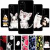 For Huawei Nova 14 Lite 2025 Case Cartoon Cat Black Silicone Soft Back Cover For Huawei Nova 14 Lite 5G Phone Case Nova14 Lite