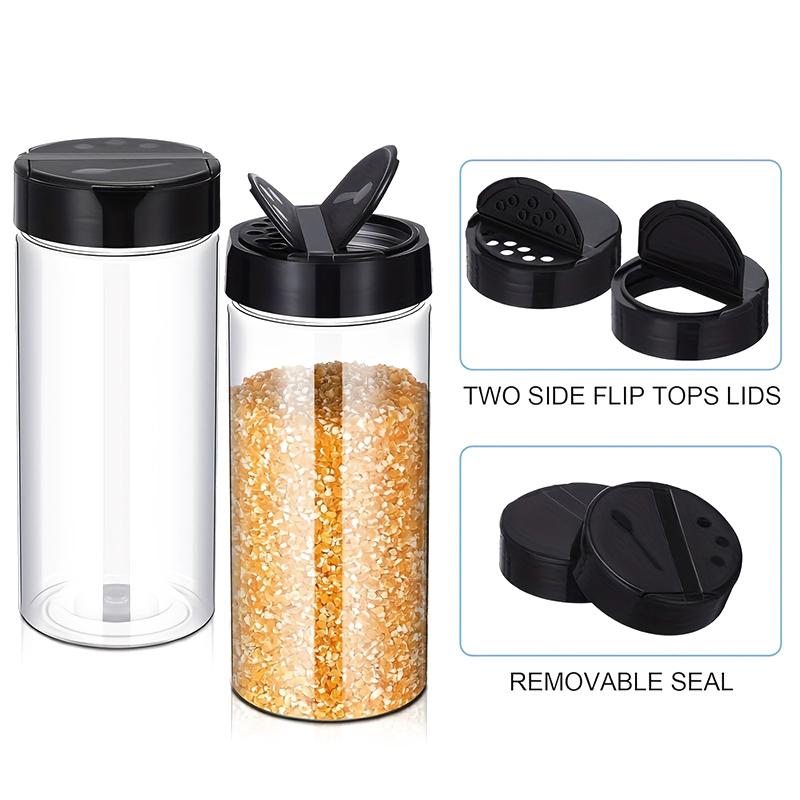 1Pieces 100/130/150/200/300Ml Spice Bottles Jars Clear Seasoning Bottles Bbq Clear Salt Pepper Shakers Kitchen Condiment Bottle