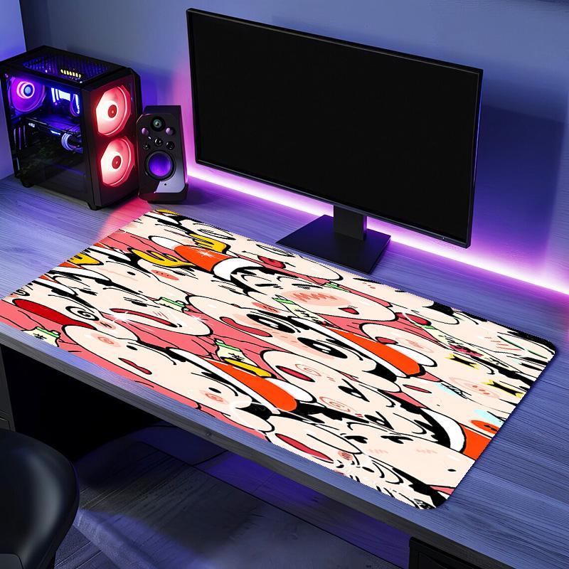 Tapis de Souris Crayon Shin-chan - Base en Caoutchouc Antidérapante, Surface Lisse pour le Travail, le Jeu, le Bureau et la Maison, Tapis de Souris de Bureau