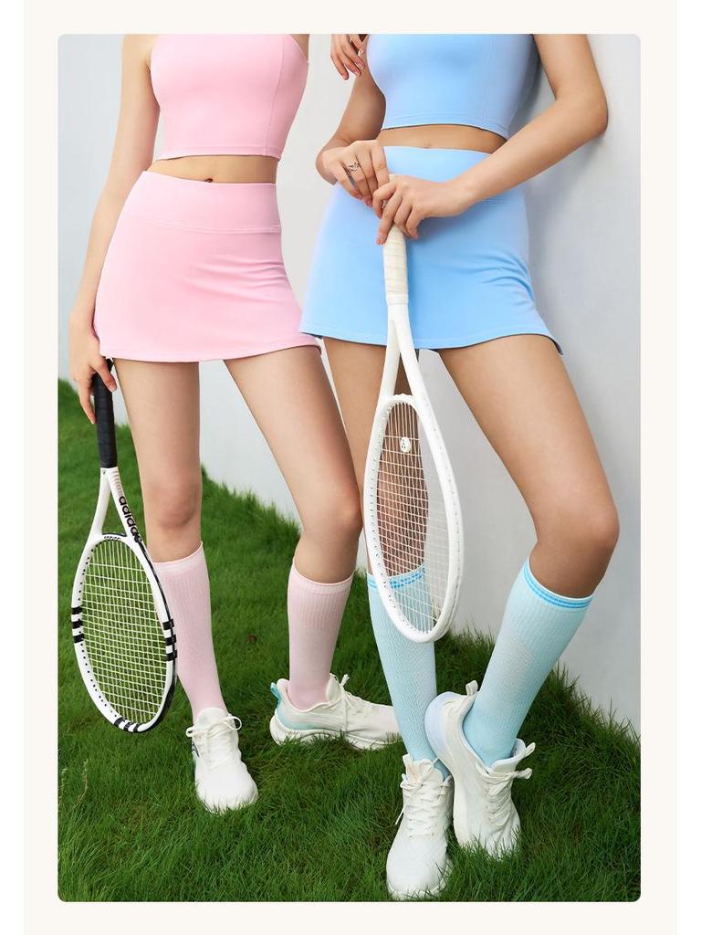 Summer Slim-Fit Quick-Dry Tennis and Running Skirt with Built-In Shorts
