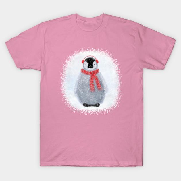 T Shirt Women Chilly Little Penguin Harajuku Print Kawaii Tshirt Summer Short Sleeve Female T-Shirt Top Tee