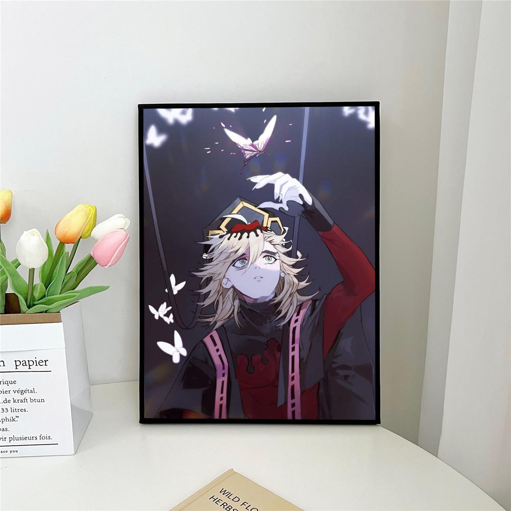 

1 шт. Demon Slayer D-Douma самоклеящийся художественный постер водонепроницаемая бумажная наклейка для декора стен кофейни бара 21cm×30cm NoFrame