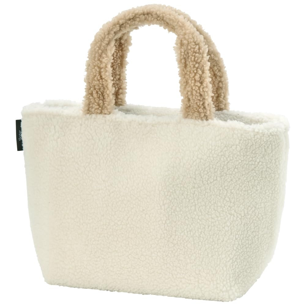 Skater Moomin Lunch Bag with Soft Boa 30cm x 12cm x 18cm x x KOB2-A Fabric, (12" 4" 7").