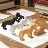 Mens Hond Vriendschap Beeld Decor Abstracte Kunst 3D Geprint Grappige Sculptuur Man En Hond Kleine Beeldjes Ornament Voor Kantoor Huis