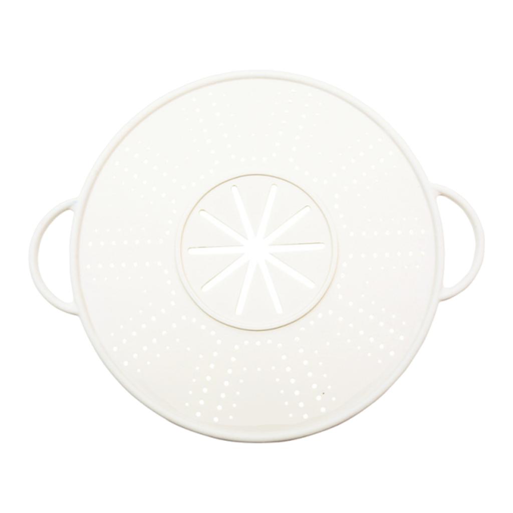 11''Silicone Splatter Screen Dishwasher Safe Multi-Use Grease Splatter Guard Multi-Use Splatter Screen for Everyday Cooking