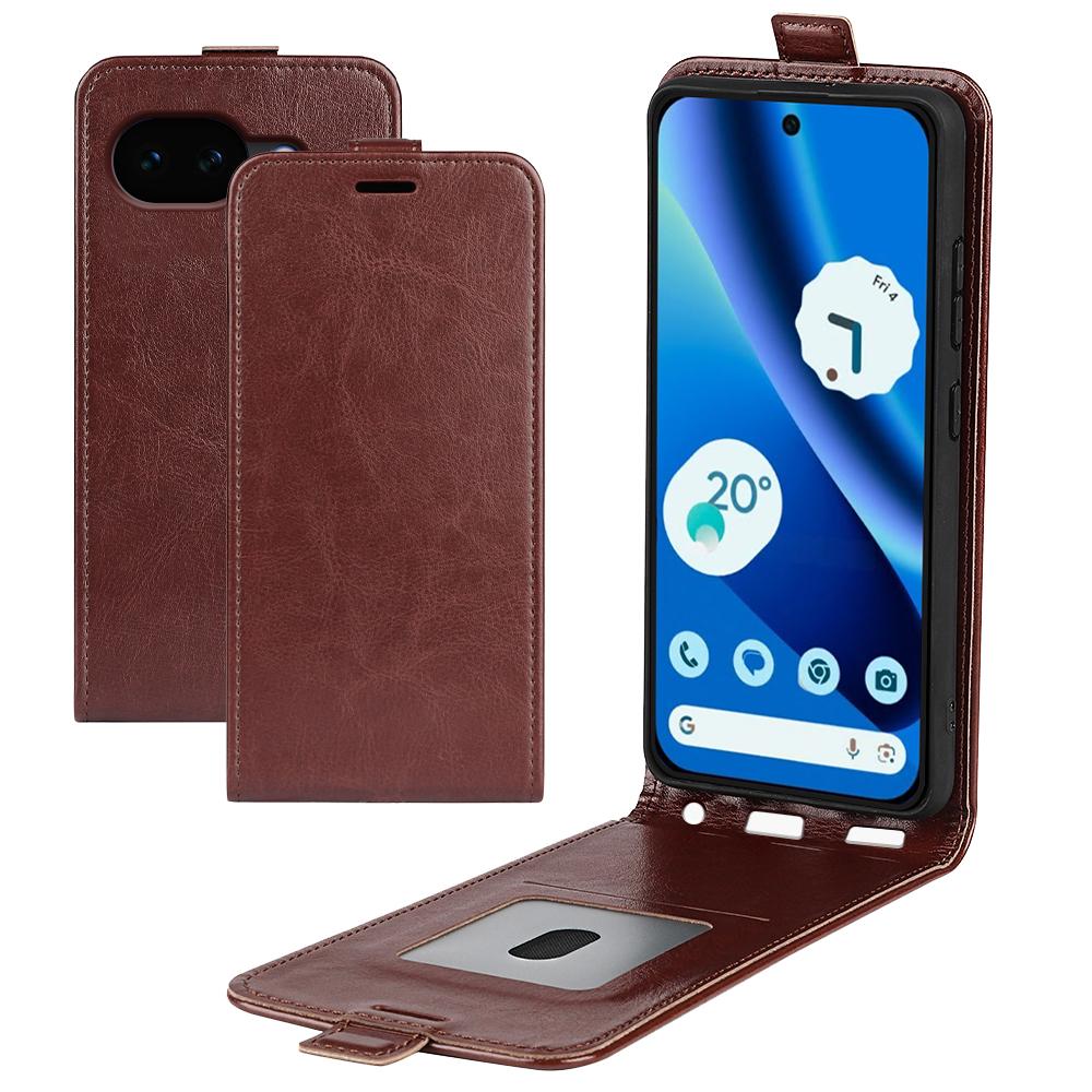 For Google Pixel 10a Case with Card Slots Vertical Flip Leather Phone Cover