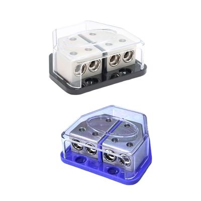 Automotive Plastic Metal 1 To 2 1 To 4 Ground Junction Wire Hub Easy Tool Less Installation Car Motorhome Stereo Upgrade