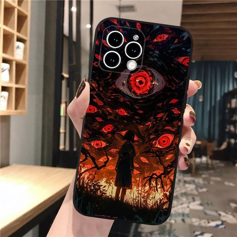 Phone Case Carcasa Funda For iPhone 17 Pro Max Air 16 15 14 13 Pro Max 15 16 Pro 15Plus Horror Anime Girl Case
