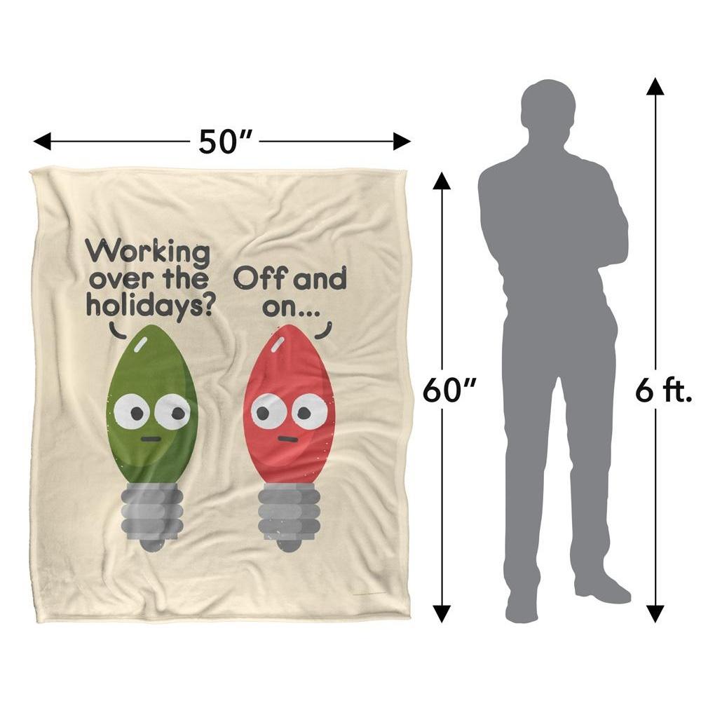 David Olenick Seasonal Employment Silky Supersoft Blanket