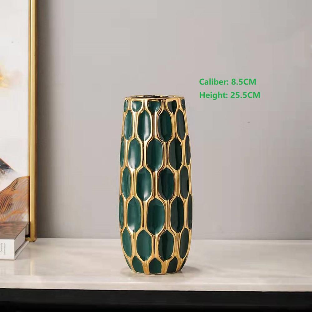 Váza Evropská klasická váza Home Hotel Květinové aranžmá Módní Ornament Váza Keramická váza