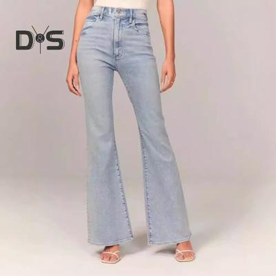 Kadın Kış Kot Pantolon Orta Bel Düğme Fermuar Kapamalı Büyük Beden Dar Kesim Cepli Düz Geniş Bacak Sokak Giyimi Pantolon Günlük Giyim Uzun Pantolon