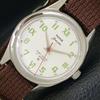 USED AUTHENTIC HMT JANATA HAND-WINDING MENS WHITE DIAL WATCH A430030-2 R101-a430030