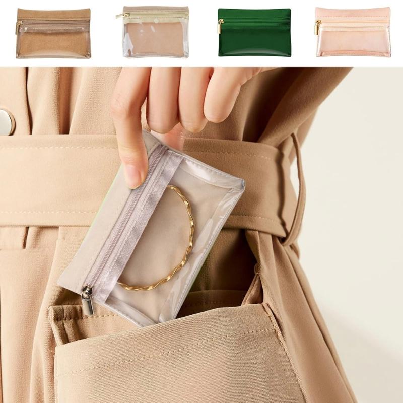 Fashionable Sturdy Jewelry Pouches 12 Pcs Travel Organizers Bags with Zippered for Jewelry and Small Accessories